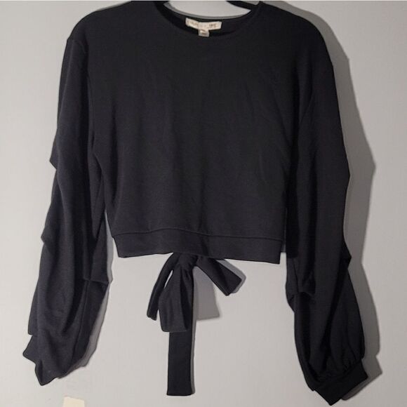 Culpos x INC culposII cutout-back  sweatshirt black size xsmall - Picture 5 of 12